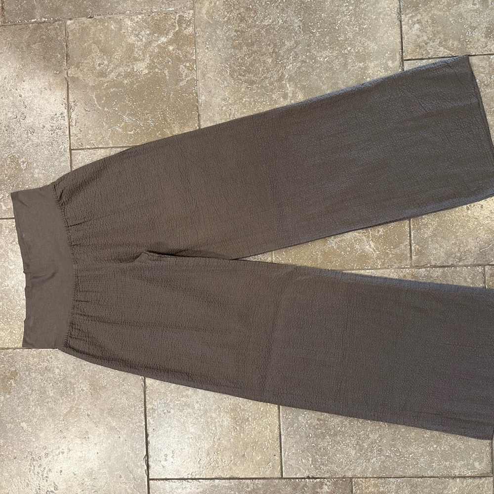 Hard Tail Women's Wide-Leg Brown Pants